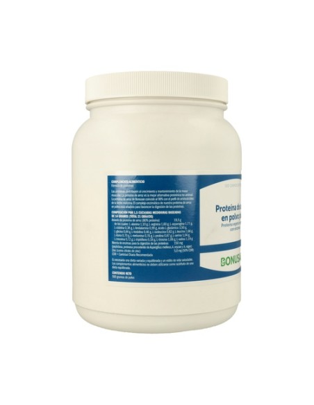 Proteína de Arroz en Polvo Plus (Sabor Vainilla) 500 g (Vainilla) Bonusan
