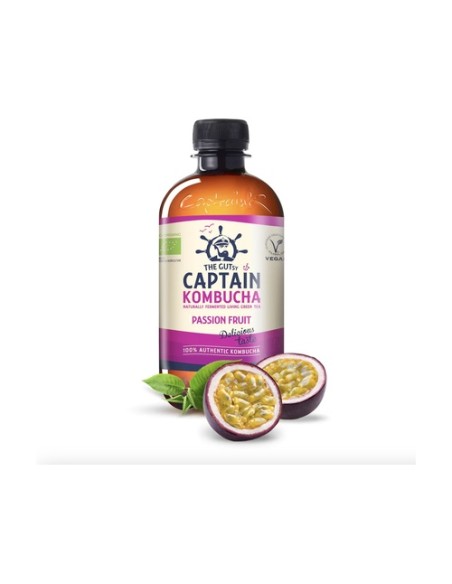 Kombucha fruta de la pasión Bio 400 ml Captain Kombucha