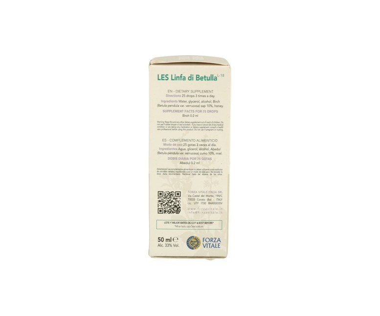 LES Linfa di Betulla 50 ml Forza Vitale