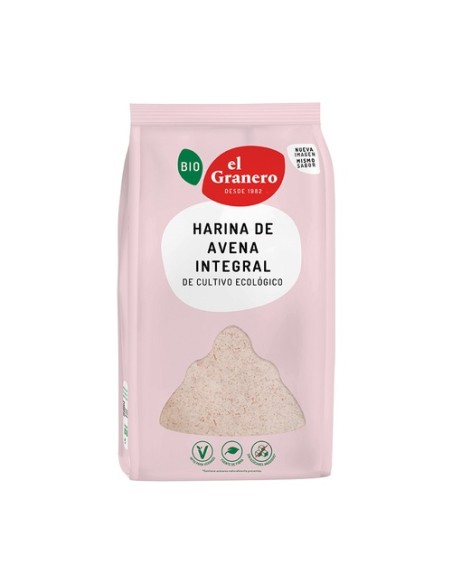Harina de avena integral 1 kg El Granero Integral