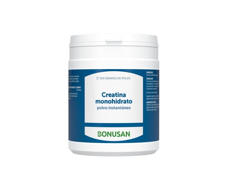 Creatina monohidrato polvo instantáneo 350 g de polvo Bonusan