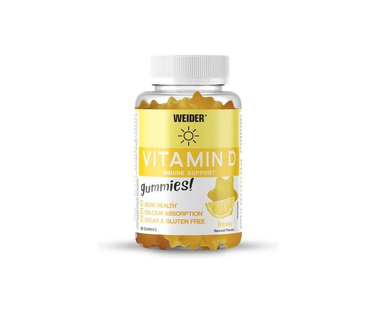 Gummy up gominolas con vitamina D de limon 50 gominolas (Limón) Weider