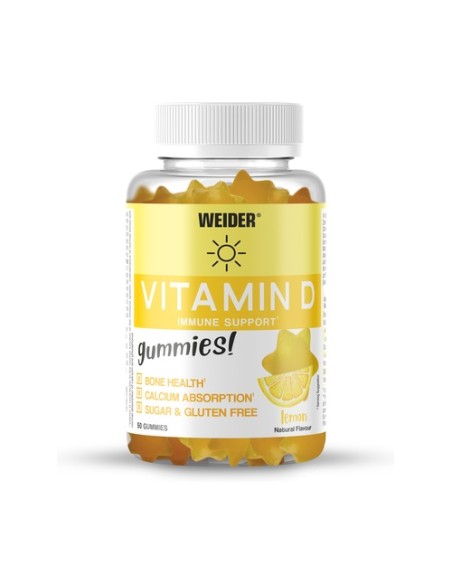 Gummy up gominolas con vitamina D de limon 50 gominolas (Limón) Weider