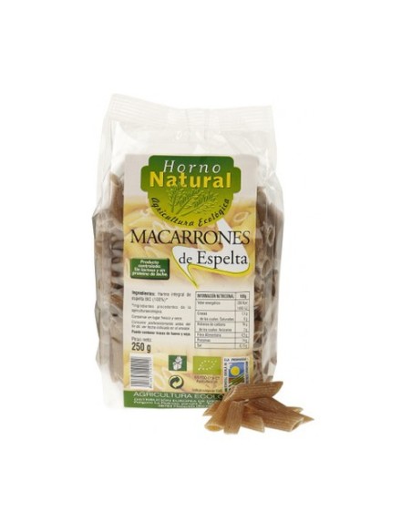 Macarrones de Espelta Eco 250 g Horno Natural
