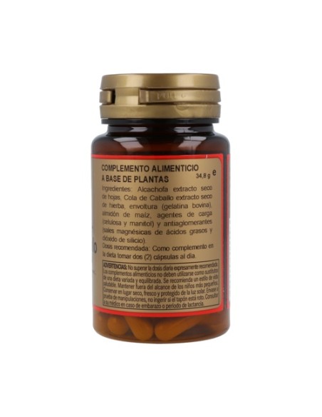 Alcachofa y Cola de Caballo 60 cápsulas de 300mg Obire