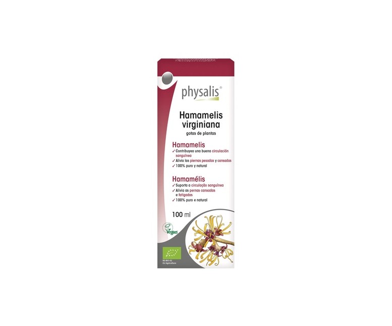 Hamamelis extracto Bio 100 ml de aceite esencial Physalis