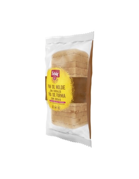 Pack pan de molde con cereales sin gluten 8 unidades de 300 g Schär