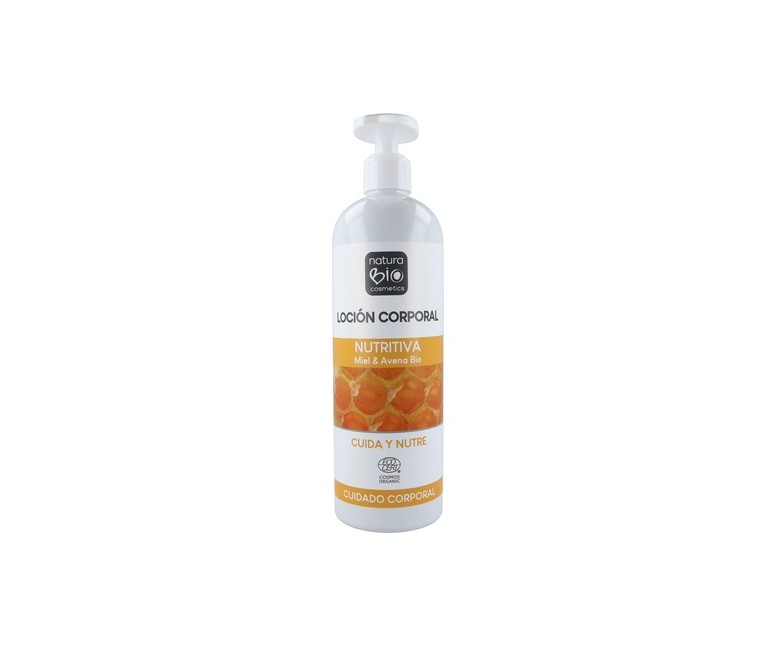 Loción Corporal Nutritiva Miel & Avena Bio 500 ml NaturaBIO Cosmetics