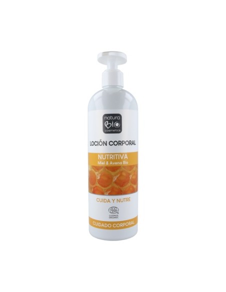 Loción Corporal Nutritiva Miel & Avena Bio 500 ml NaturaBIO Cosmetics