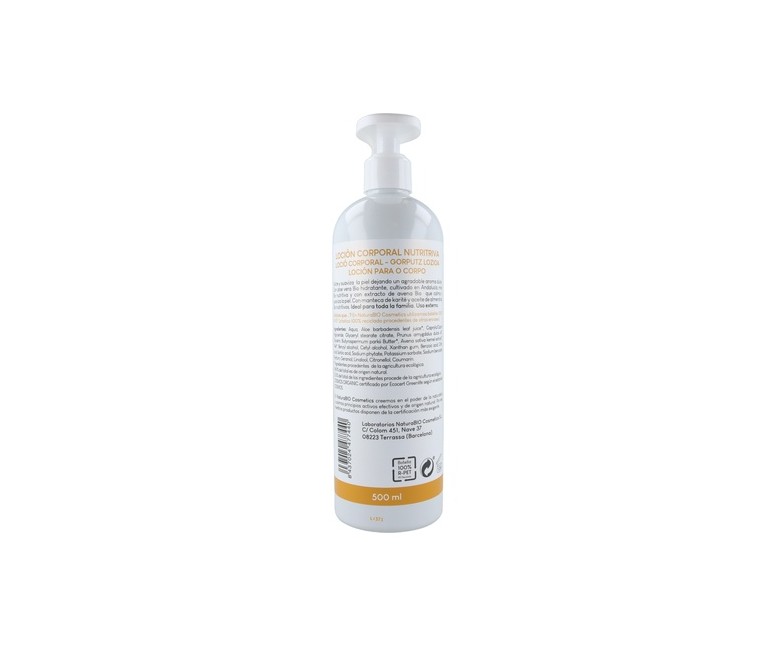Loción Corporal Nutritiva Miel & Avena Bio 500 ml NaturaBIO Cosmetics
