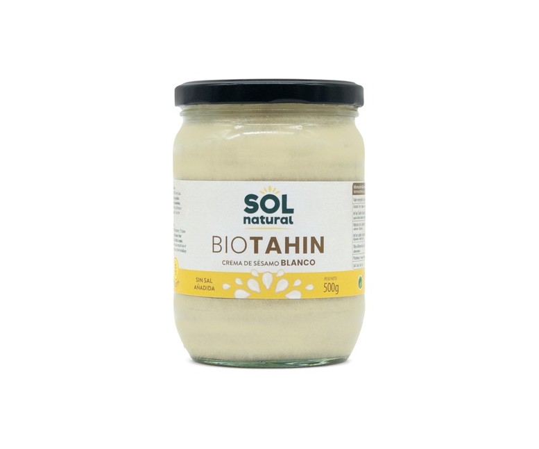 Tahín blanco grande Bio 500 g Sol Natural