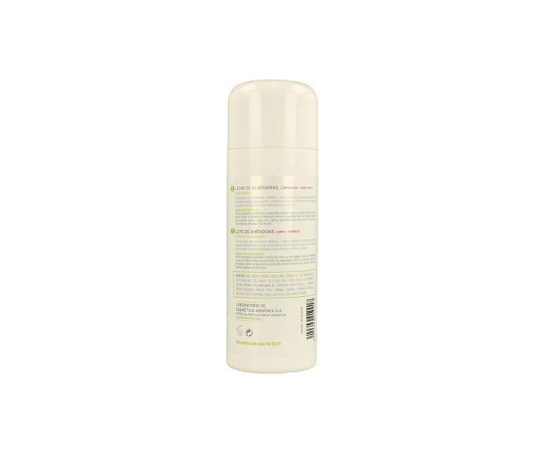 Leche limpiadora facial de almendras 250 ml de crema Armonia