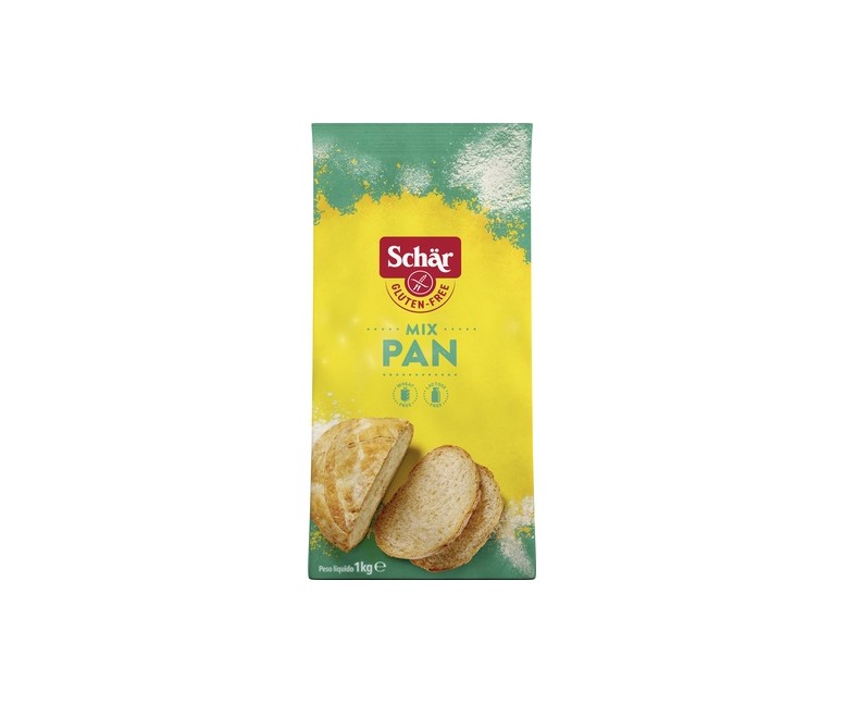 Harina mix para pan sin gluten 1 kg Schär