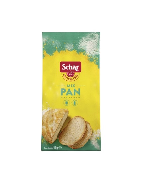 Harina mix para pan sin gluten 1 kg Schär