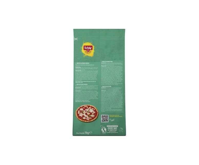 Harina mix para pan sin gluten 1 kg Schär