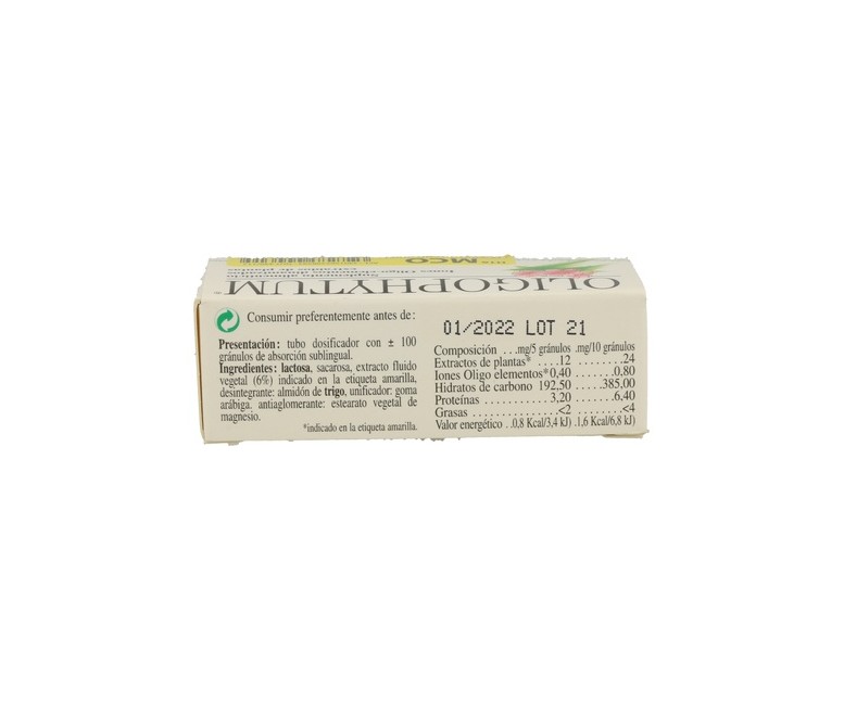 Oligophytum Manganeso Cobalto (H16 MCO) 100 comprimidos sublinguales Holistica