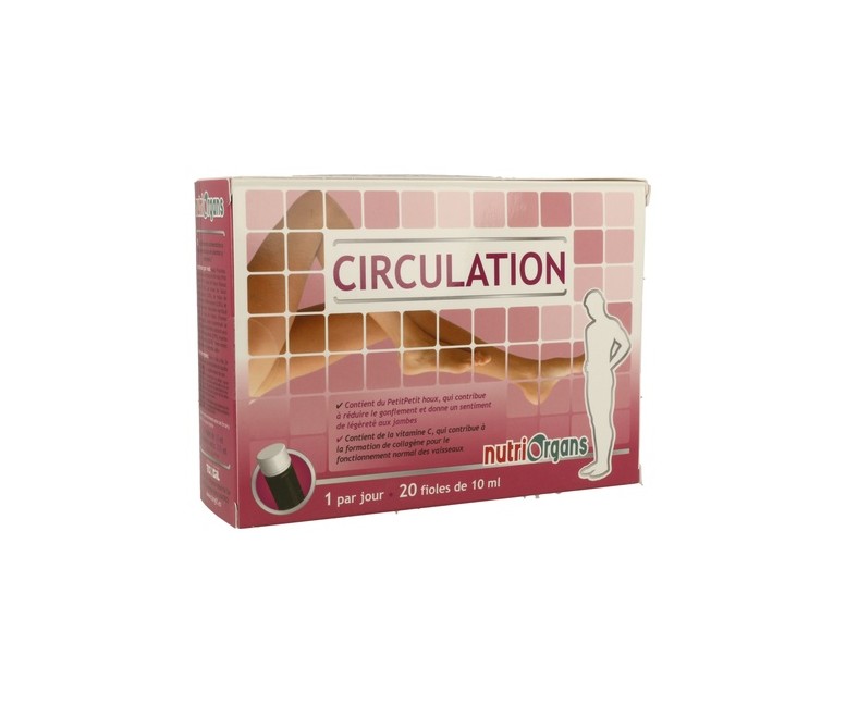 Circulación 20 viales de 10ml NutriOrgans