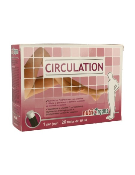 Circulación 20 viales de 10ml NutriOrgans