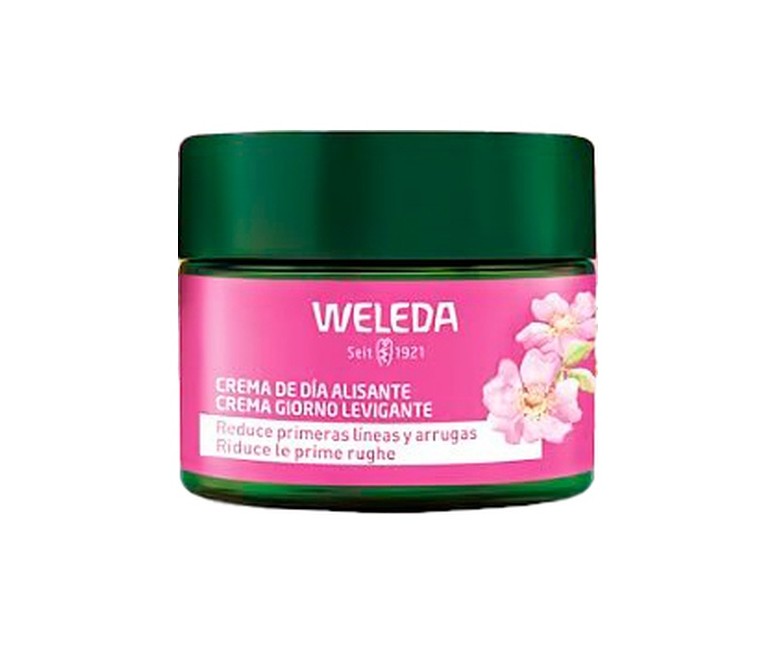 Crema de día alisante rosa mosqueta y té 40 ml Weleda