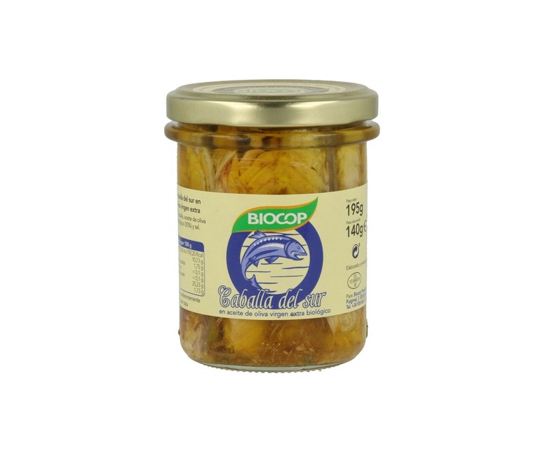 Filetes de caballa Bio 195 g Biocop