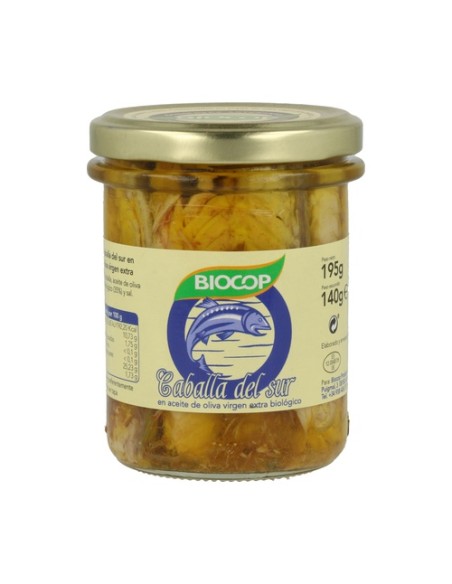 Filetes de caballa Bio 195 g Biocop