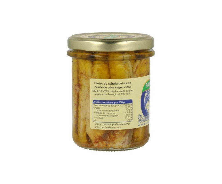Filetes de caballa Bio 195 g Biocop