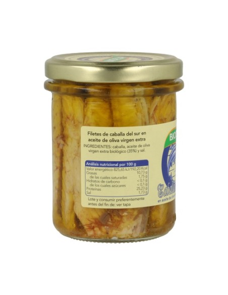Filetes de caballa Bio 195 g Biocop