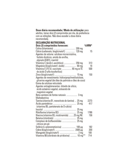 Fórmula VM Prime para adultos +50 años 60 comprimidos Solgar
