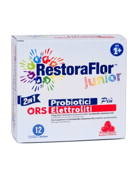 Restoraflor junior probióticos 12 sobres Uga Nutraceuticals