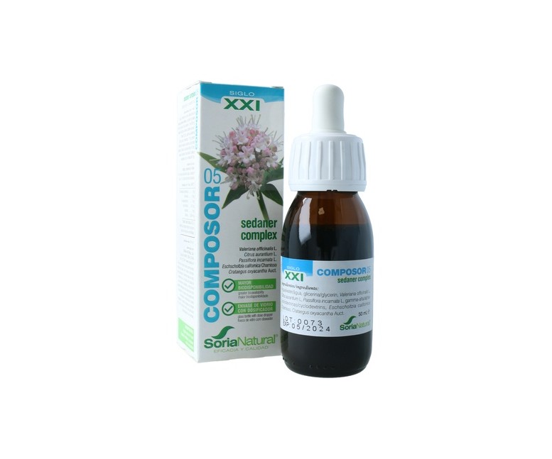Composor 05 Valeriana Sedaner Complex Formula XXI 50 ml Soria Natural