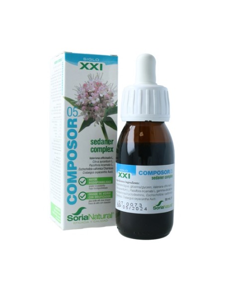 Composor 05 Valeriana Sedaner Complex Formula XXI 50 ml Soria Natural
