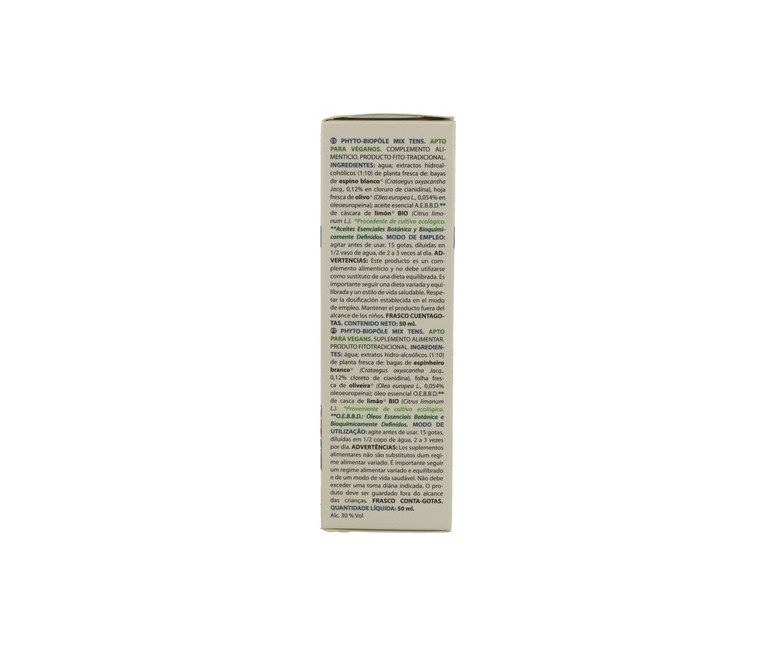 Phytobiopole Mix Tens 6 (Tensión) 50 ml (Limón - Oliva) Intersa