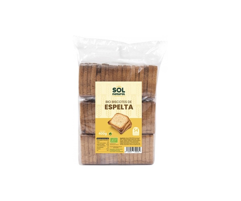 Tostadas de espelta Bio 400 g Sol Natural