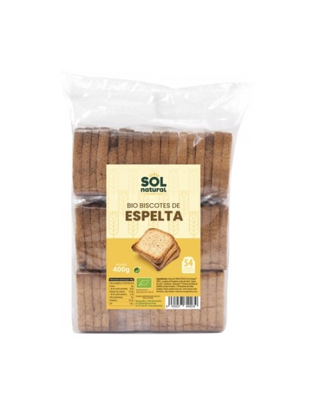 Tostadas de espelta Bio 400 g Sol Natural