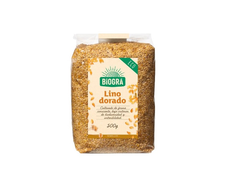 Semillas de Lino Dorado Bio 500 g Biográ
