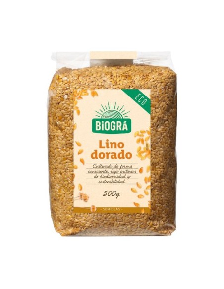 Semillas de Lino Dorado Bio 500 g Biográ