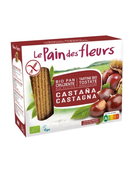 Tostadas Crujientes de Castaña Bio Sin Gluten 300 g Le Pain des Fleurs