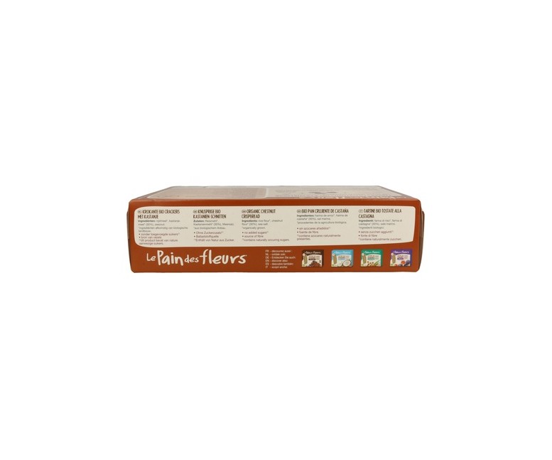 Tostadas Crujientes de Castaña Bio Sin Gluten 300 g Le Pain des Fleurs