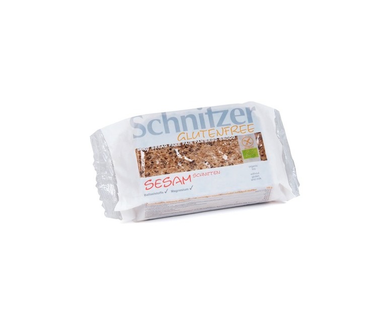 Pan fermentado de trigo sarraceno Sésamo sin gluten 250 g Schnitzer