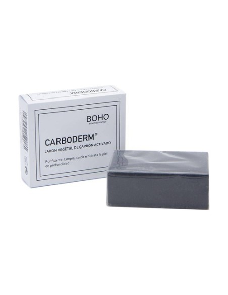 Carboderm jabón purificante carbón activado 100 g Boho