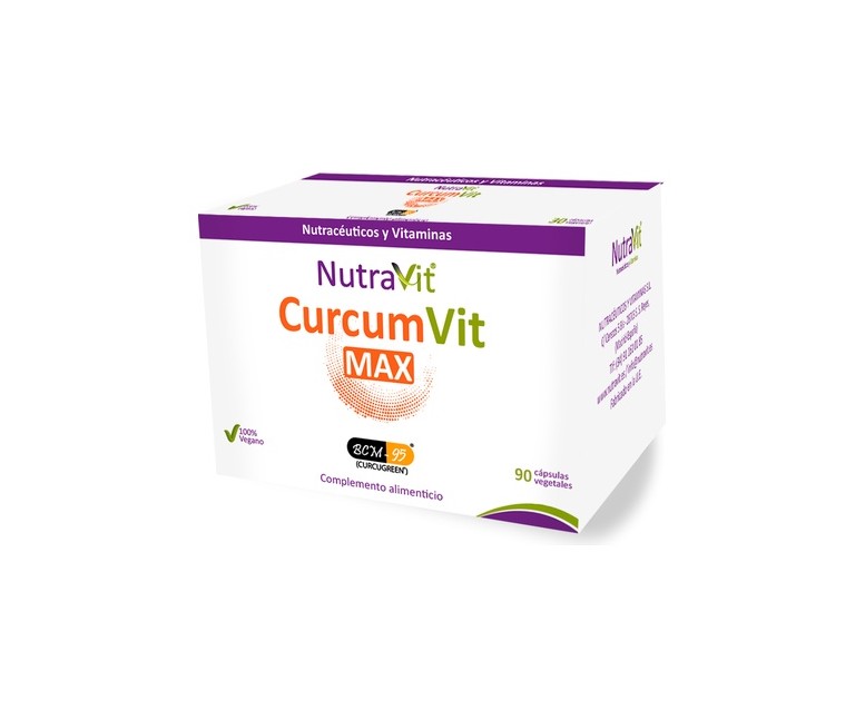 Curcumvit Max BCM-95 90 cápsulas de 720mg NutraVit