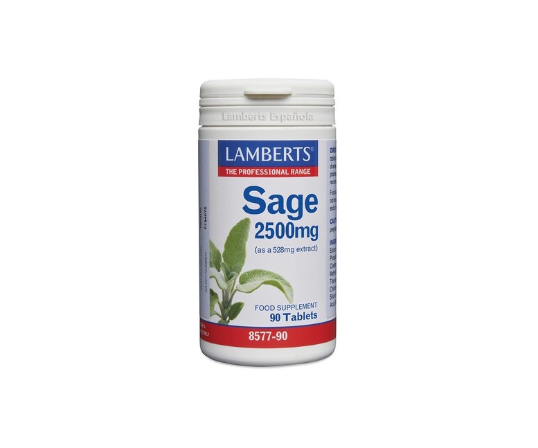 Salvia 90 tabletas de 2500mg Lamberts
