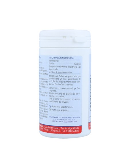 Salvia 90 tabletas de 2500mg Lamberts