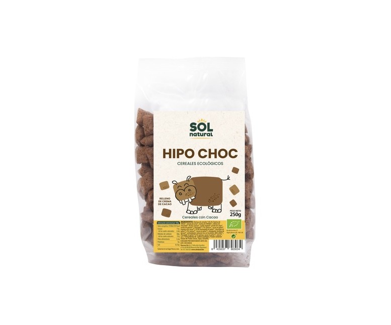 Cereales hipo choc rellenos de chocolate Bio 250 g Sol Natural