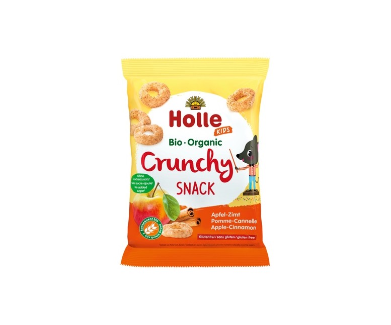 Snack de arroz con manzana y canela Eco 25 g (Canela - Manzana) Holle