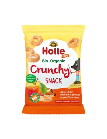 Snack de arroz con manzana y canela Eco 25 g (Canela - Manzana) Holle