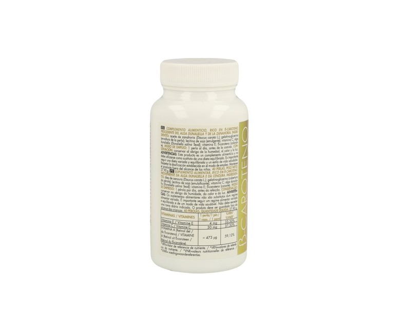 Betacaroteno 40 perlas Intersa