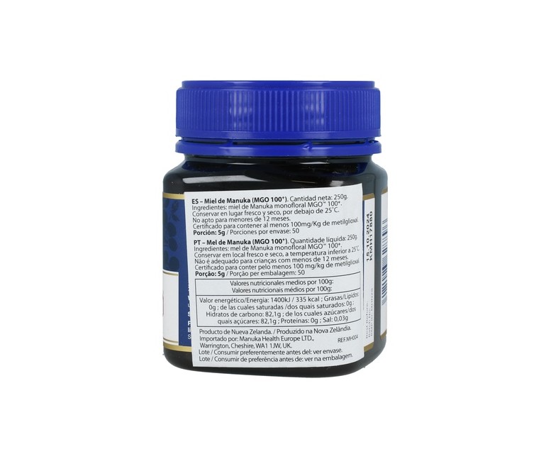 Miel de Manuka MGO 100+ 250 g Manuka Health New Zealand