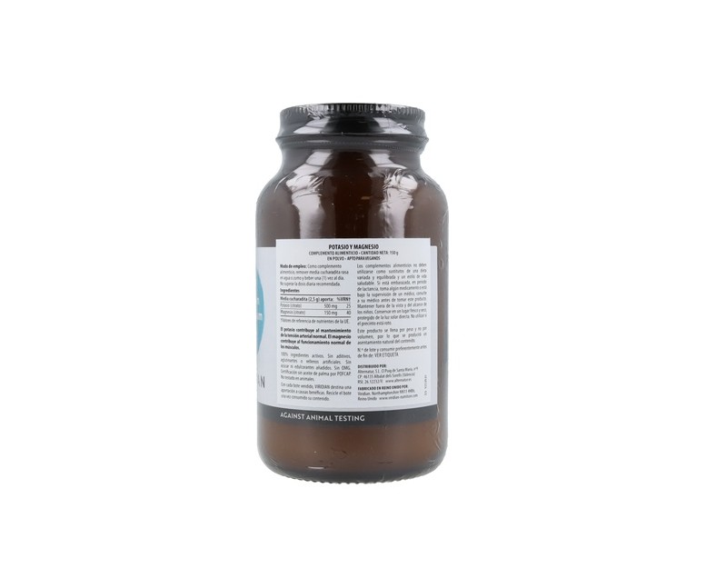Potasio y Magnesio 150 g Viridian