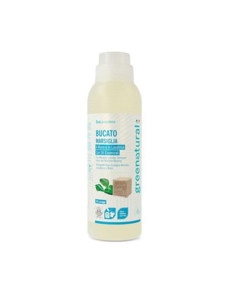 Detergente para ropa lavadora y a mano Marsella 1 L Greenatural
